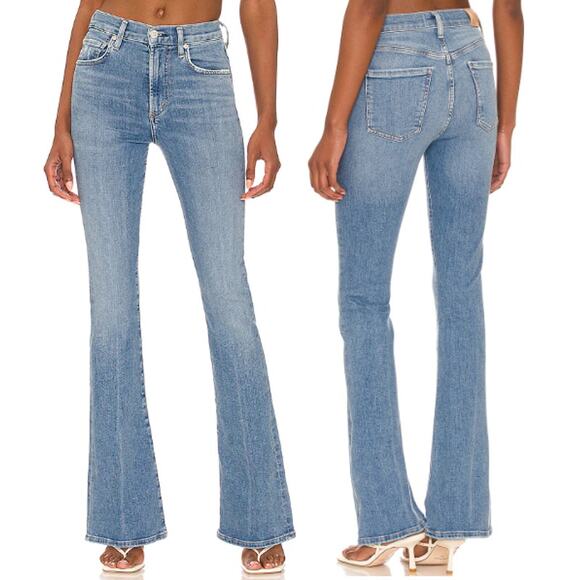 Citizens Of Humanity Blue Boot Cut Jeans - Picture 1 of 12